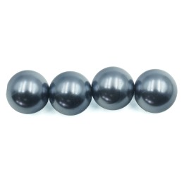 Perla 14mm de vidrio para collar pulsera y aretes
