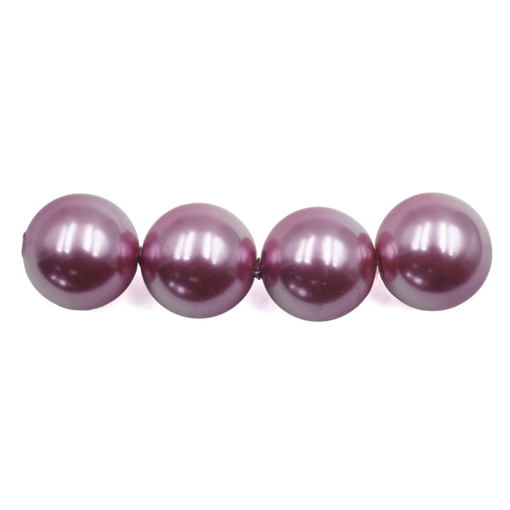 Perla 14mm de vidrio para collar pulsera y aretes
