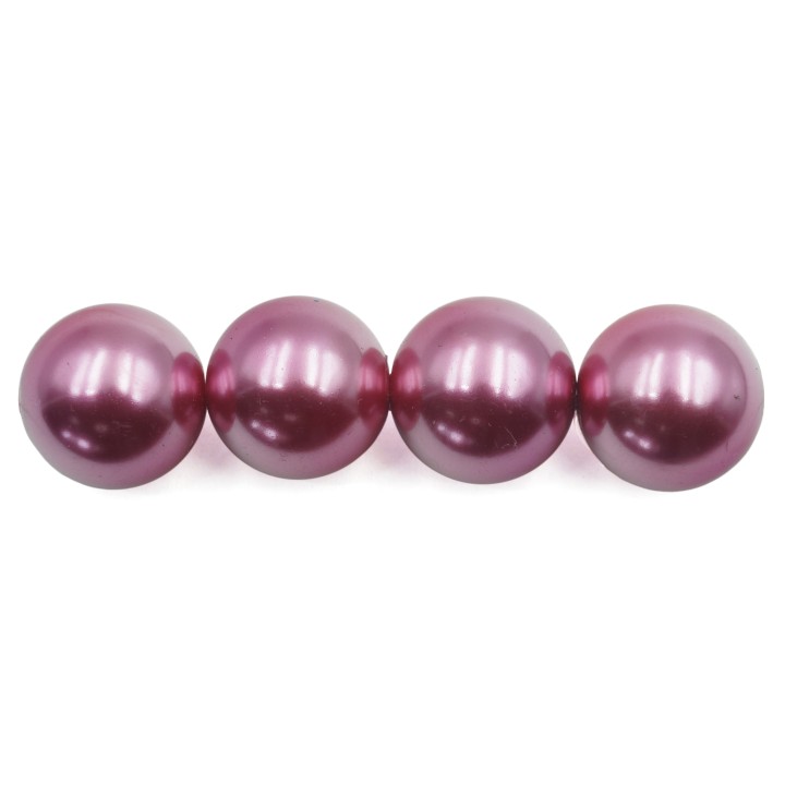 Perla 14mm de vidrio para collar pulsera y aretes