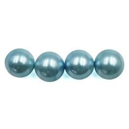 Perla 14mm de vidrio para collar pulsera y aretes