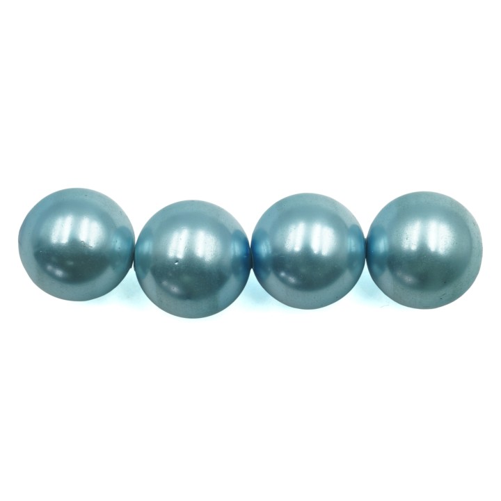 Perla 14mm de vidrio para collar pulsera y aretes