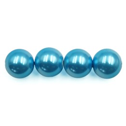 Perla 14mm de vidrio para collar pulsera y aretes