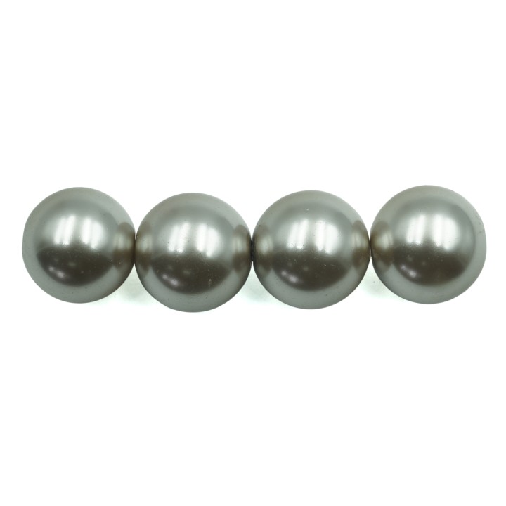 Perla 14mm de vidrio para collar pulsera y aretes
