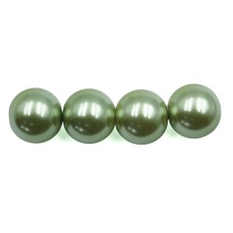 Perla 14mm de vidrio para collar pulsera y aretes