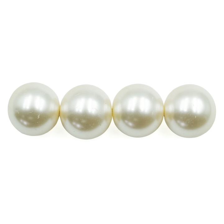 Perla 14mm de vidrio para collar pulsera y aretes