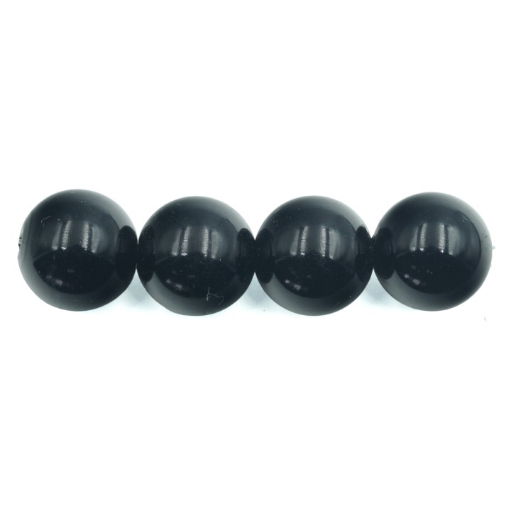 Perla 14mm de vidrio para collar pulsera y aretes