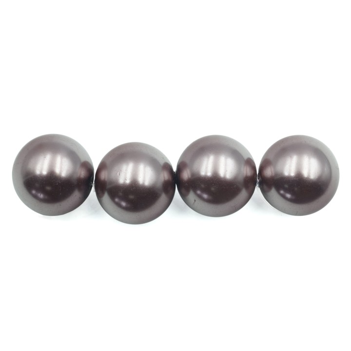 Perla 14mm de vidrio para collar pulsera y aretes
