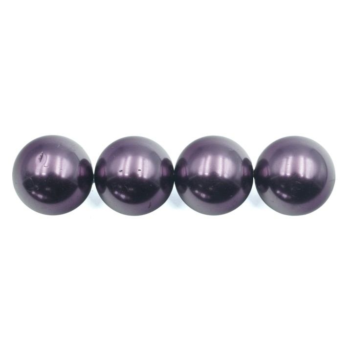 Perla 14mm de vidrio para collar pulsera y aretes
