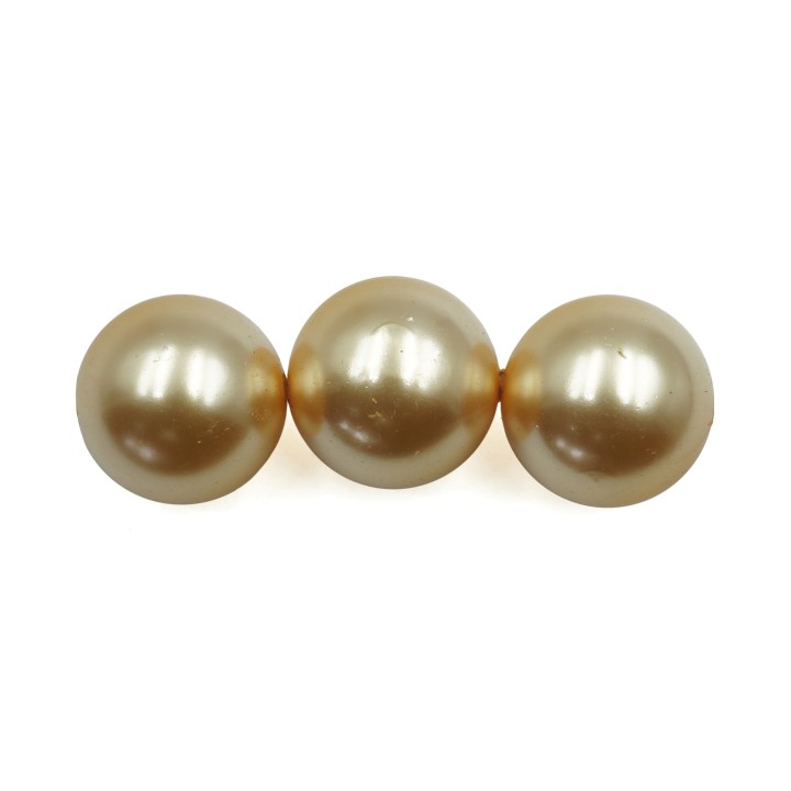 Perla 16mm de vidrio para collar pulsera y aretes