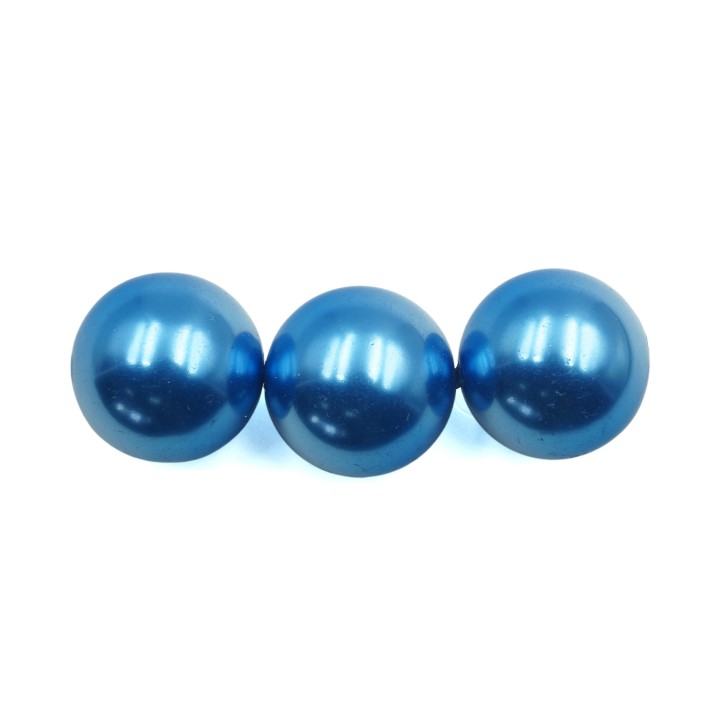 Perla 16mm de vidrio para collar pulsera y aretes