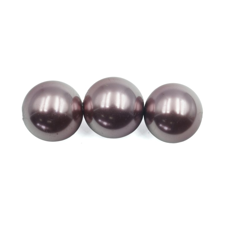 Perla 16mm de vidrio para collar pulsera y aretes