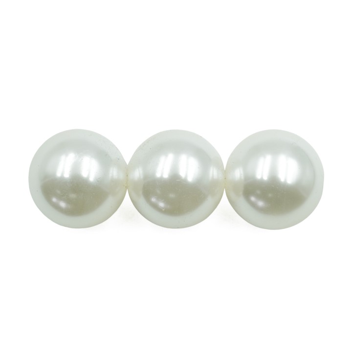 Perla 18mm de vidrio para collar pulsera y aretes
