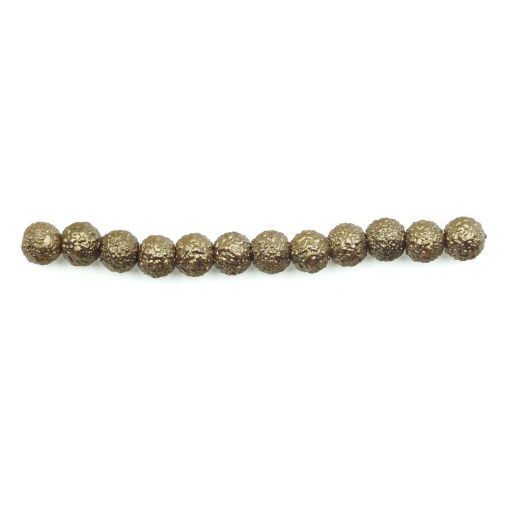 Perla ice redonda 4mm de vidrio para collar pulsera y aretes