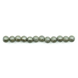 Perla ice redonda 4mm de vidrio para collar pulsera y aretes