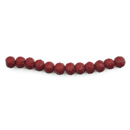 Perla ice redonda 4mm de vidrio para collar pulsera y aretes