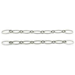 Cadena 6.6Mm Para Collar y Pulsera Rodio