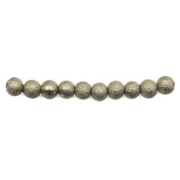 Perla Ice Redonda 6mm de vidrio para collar pulsera y aretes