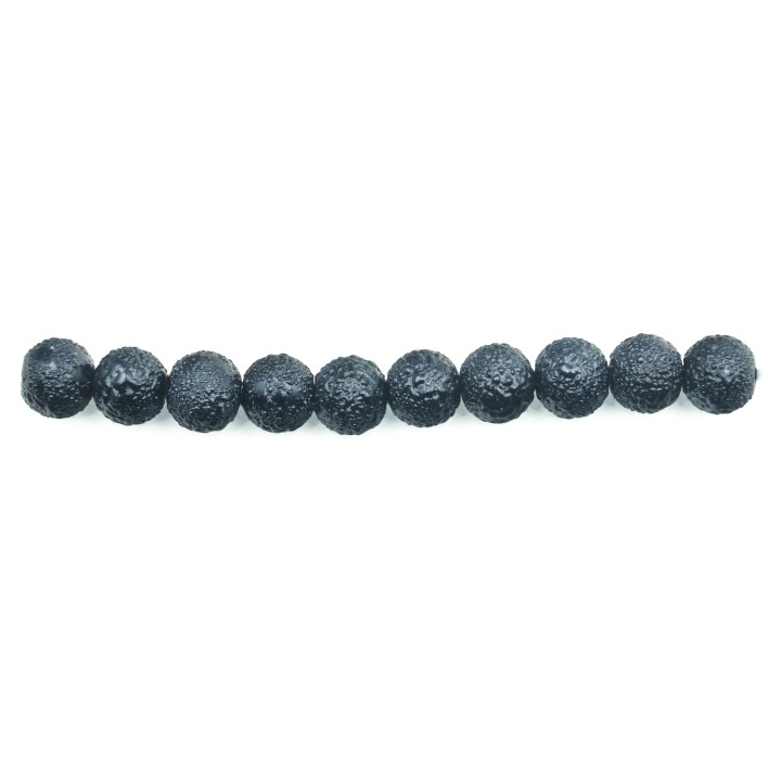 Perla ice redonda 6mm de vidrio para collar pulsera y aretas