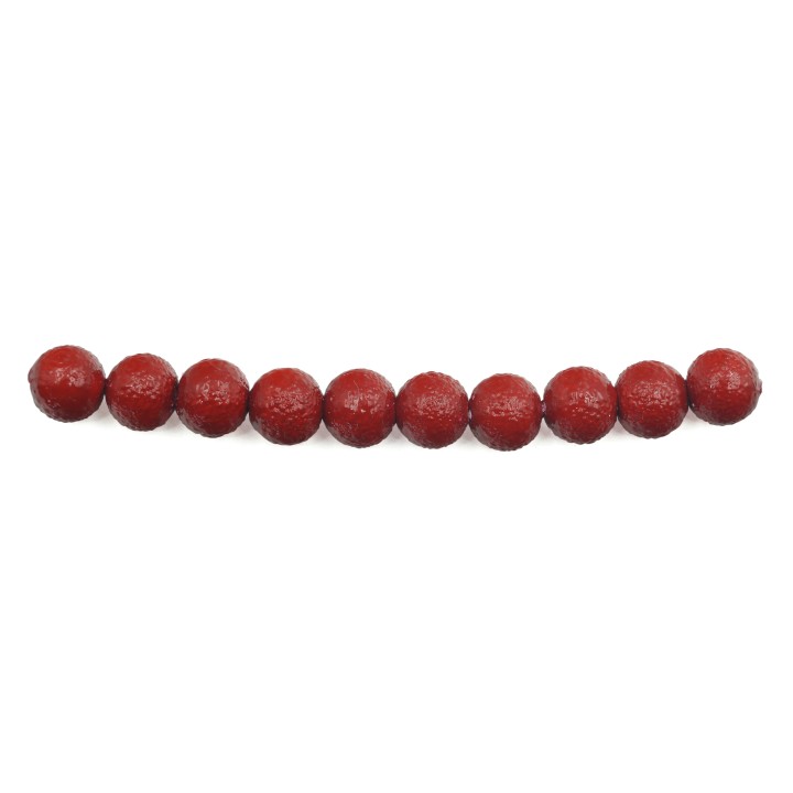 Perla ice redonda 6mm de vidrio para collar pulsera y aretes