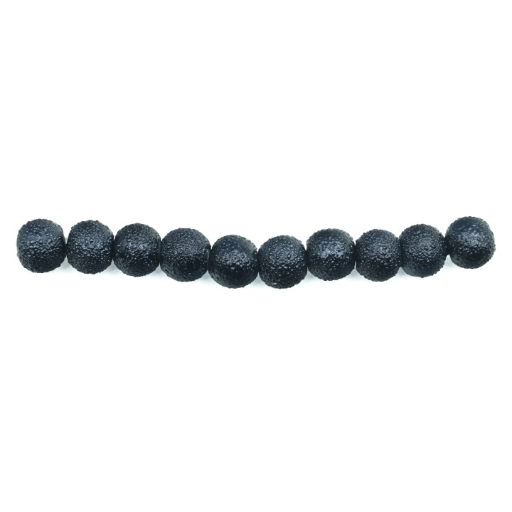 Perla ice redonda 6mm de vidrio para collar pulsera y aretes