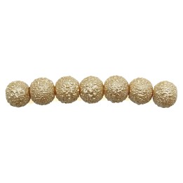 Perla ice redonda 8mm de vidrio para collar pulsera y aretes