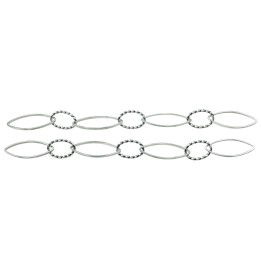 Cadena 8.3mm Para Collar y Pulsera Rodio