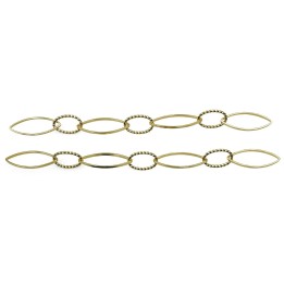 Cadena 8.3mm Para Collar y Pulsera Dorado