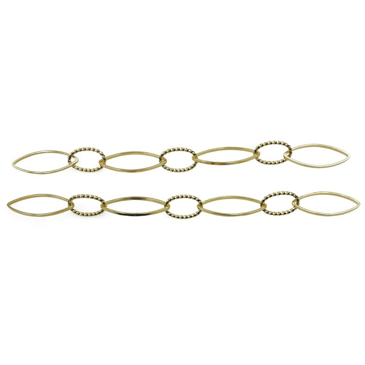 Cadena 8.3mm Para Collar y Pulsera Dorado