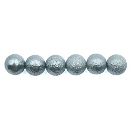 Perla ice redonda 10mm de vidrio para collar pulsera y aretes