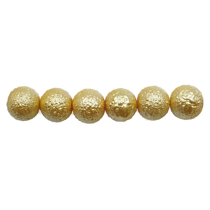 Perla ice redonda 10mm de vidrio para collar pulsera y aretes