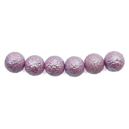 Perla ice redonda 10mm de vidrio para collar pulsera y aretes
