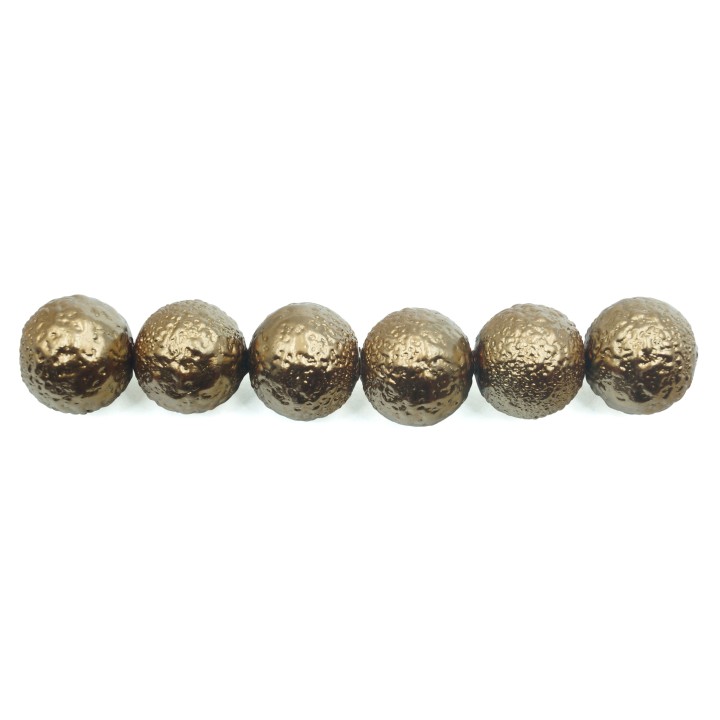 Perla ice redonda 10mm de vidrio para collar pulsera y aretes