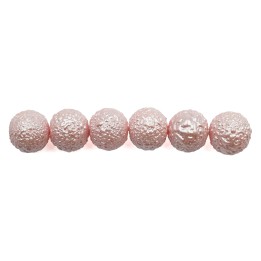 Perla ice redonda 10mm de vidrio para collar pulsera y aretes