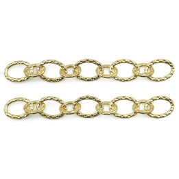 Cadena 11.5mm Para Collar Y Pulsera Rodio