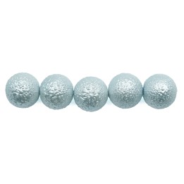 Perla ice redonda 12mm de vidrio para collar pulsera y aretes