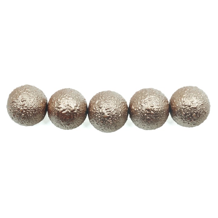 Perla ice redonda 12mm de vidrio para collar pulsera y aretes