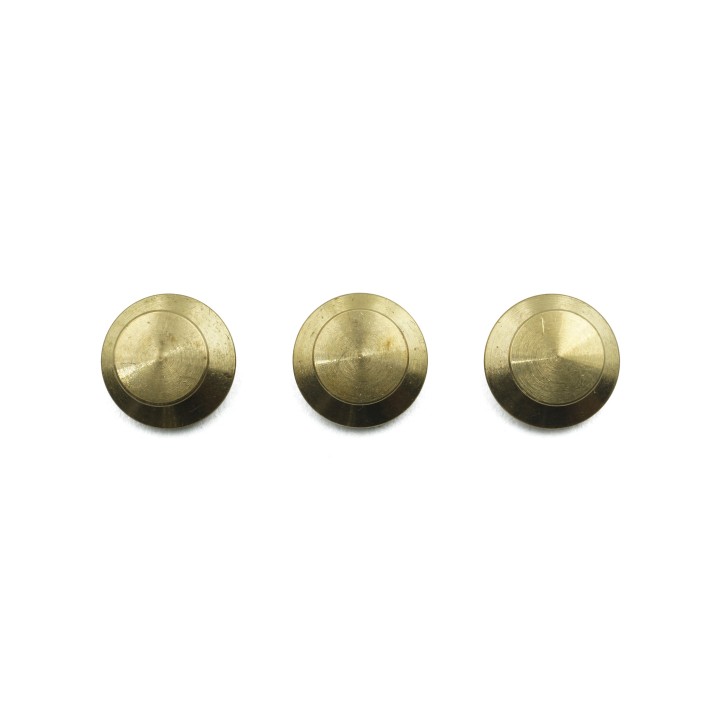 Contra de sombrero 10x7mm de laton para pin