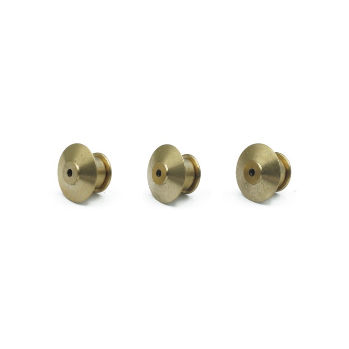 Contra de sombrero 10x7mm de laton para pin