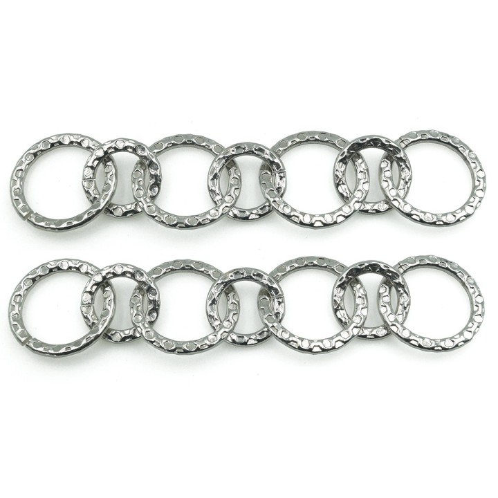 Cadena 16.2mm Para Collar y Pulsera Rodio