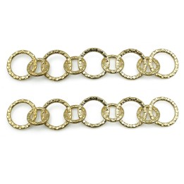 Cadena 16.2m Para Collar y Pulsera Dorada