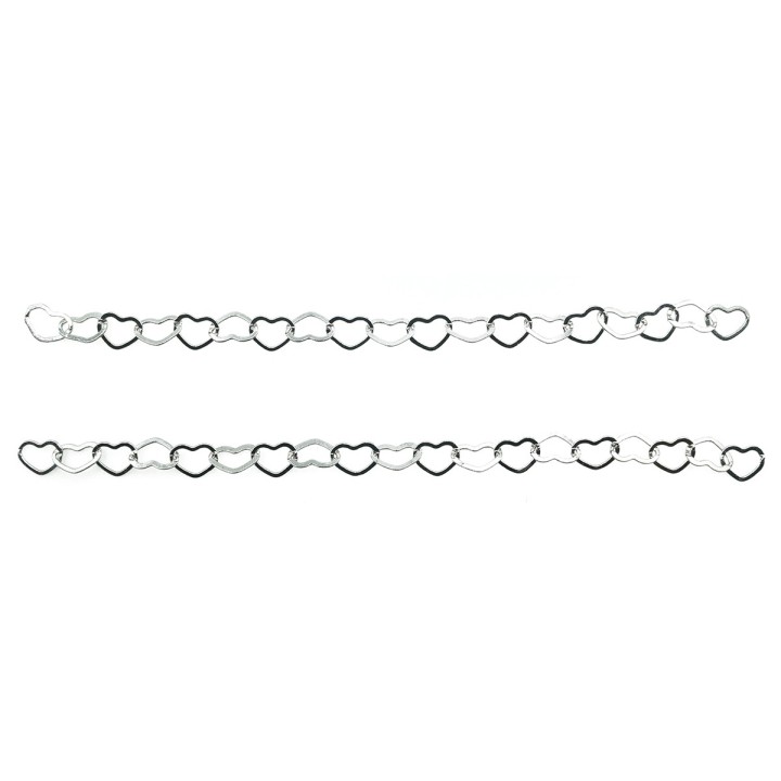 Cadena 4.7mm Para Collar y Pulsera Rodio