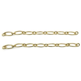 Cadena 6mm Para Collar y Pulsera Dorado