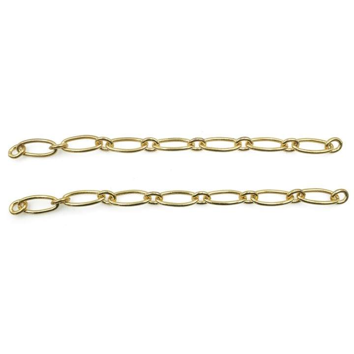 Cadena 6mm Para Collar y Pulsera Dorado