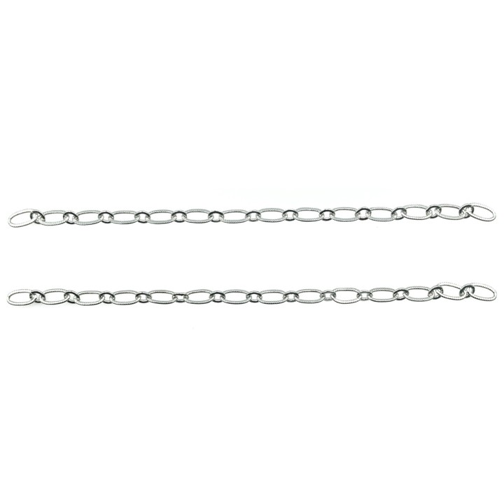 Cadena 3.6mm Para Collar y Pulsera Rodio