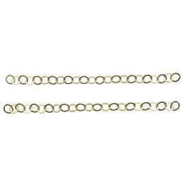 Cadena 5mm Para Collar y Pulsera Rodio