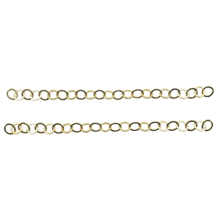 Cadena 5mm Para Collar y Pulsera Rodio