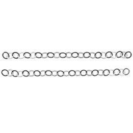 Cadena 5mm Para Collar y Pulsera Rodio