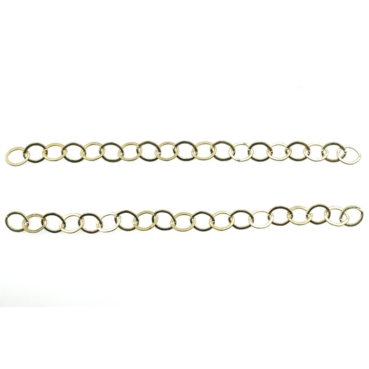 Cadena 5.4mm Para Collar y Pulsera Dorado