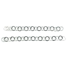 Cadena 7.3mm Para Collar y Pulsera Rodio