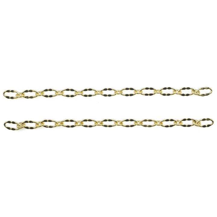Cadena 4.5mm Para Collar y Pulsera Dorado
